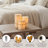 August Grove Flameless Candles - 3-Pack Faux Birch Bark Battery Operated LED Candles with Remote and Flickering Light - Candles for Home Décor