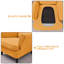 Housses de protection de meubles pour fauteuils à oreilles, housses de coussin en T extensibles 2 pièces, anti-boulochage, ajustement du bas élastique, lavable à la machine-2011179110