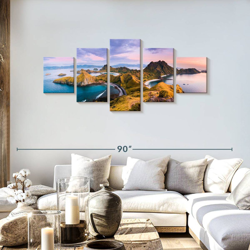 Komodo Island Azaline, 30" H x 68" W