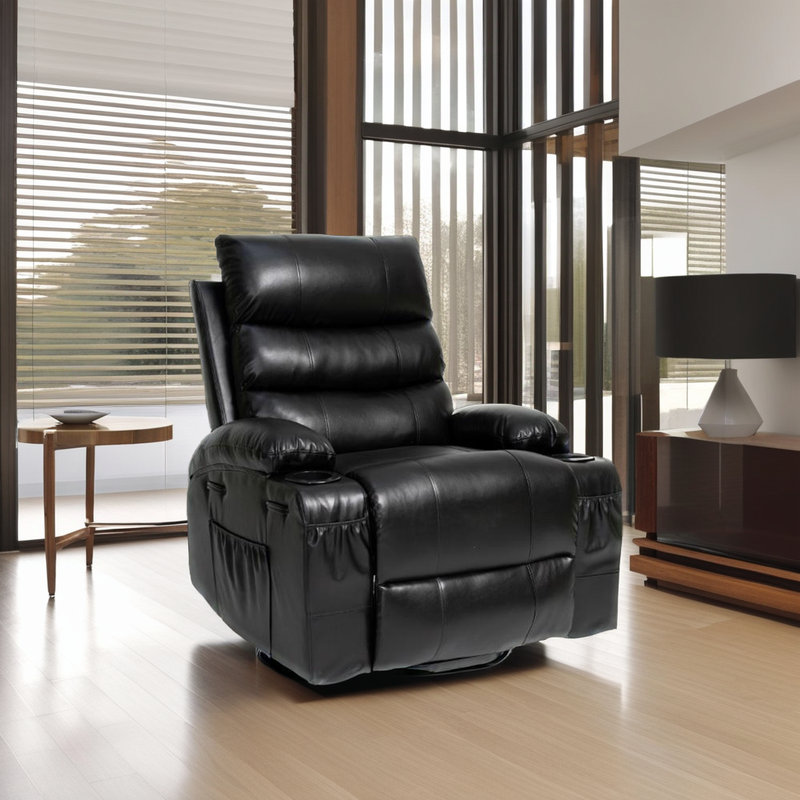 Fauteuil inclinable électrique Power Lift - Assise de support motorisée - Siège de 21 po de largeur - Poche latérale - Assemblage facile - Capacité de 300 lb?