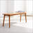 Natural Oak Wood for Dining Bench Table Bench for Living Room-968644760