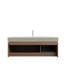 Meuble-lavabo flottant 48 po avec lavabo, 1 tiroir et 2 portes 48 po