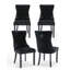 Chaises de salle à manger, chaise de salle à manger rembourrée haut de gamme avec anneau clouté-511006614-511006618-531111163