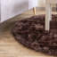 Tapis brun foncé en fausse fourrure Diller-928327514