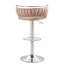 Christal Height Adjustable Swivel Bar Stool-425865239-425865225