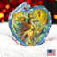 Holiday 5.5'' Handmade Glass Hanging Figurine Ornament