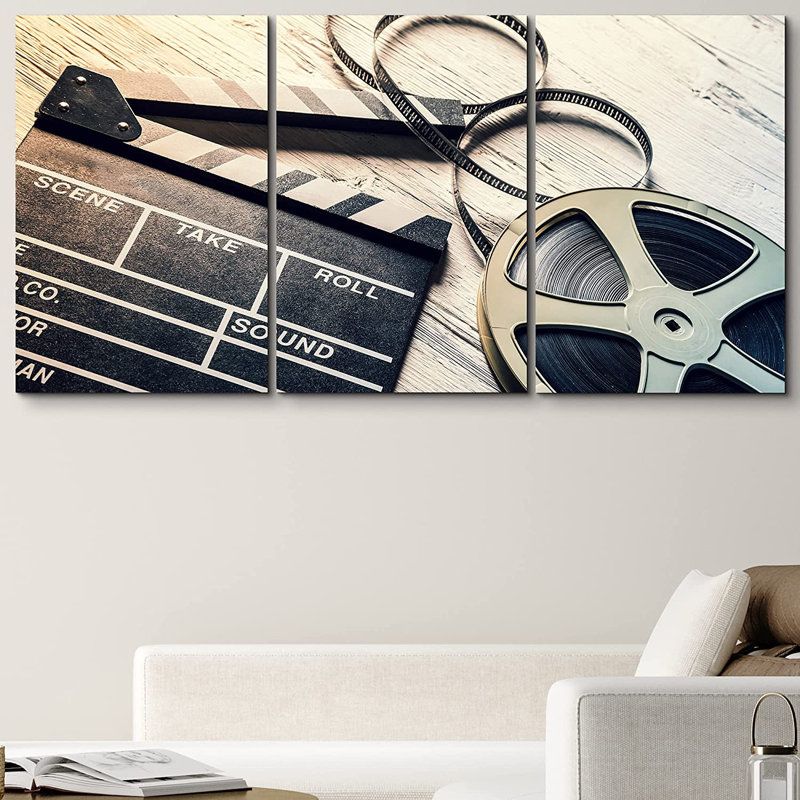 Ensemble de 3 reproductions de photos sur toile tendue, H 36 po x l 72 po x P 1,5 po