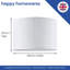 20cm H Paper Drum Pendant Shade ( Screw On ) in White