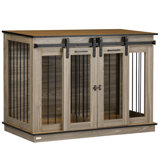 Dog Crate Furniture With Divider