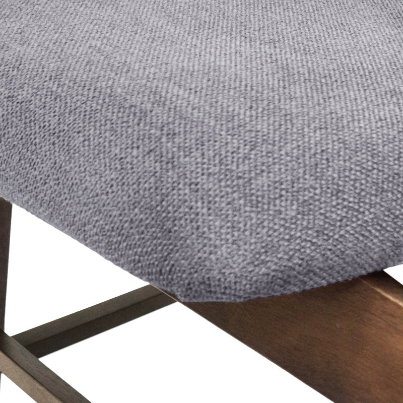 Chaise d'appoint à oreilles Josniel, Gris foncé