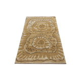 Scandinavian Hand Knotted Wool Geometric Area Rug
