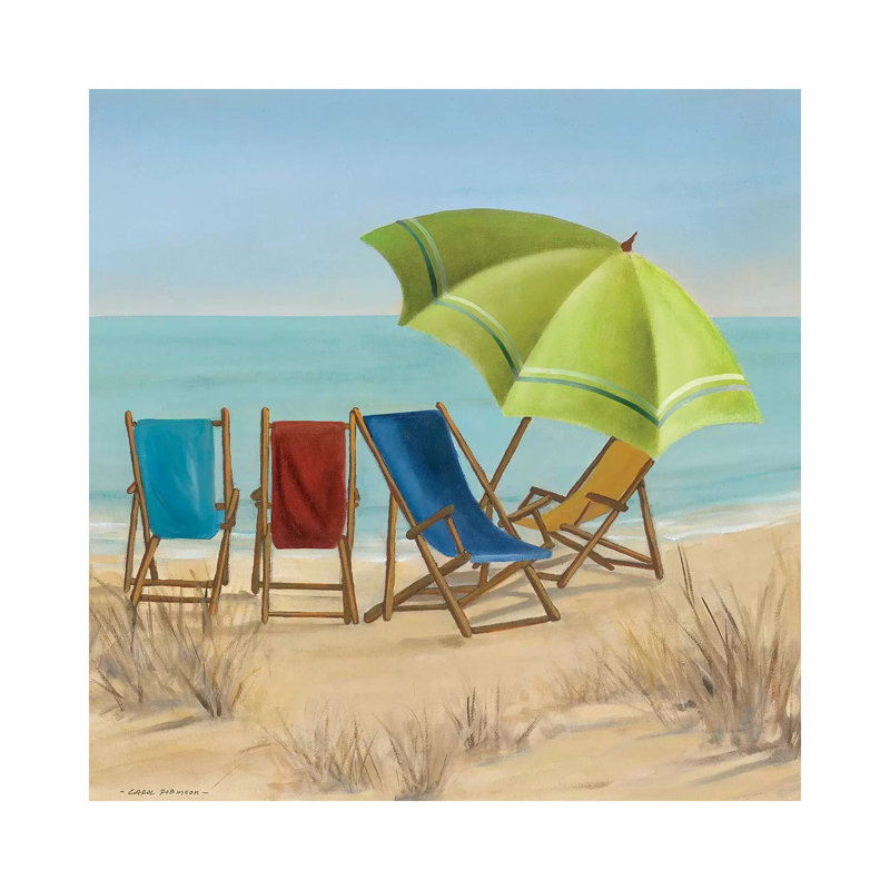 Four Summer II by Carol Robinson - Painting on Canvas, 45.72 cm H x 45.72 cm W x 1.91 cm D, Wrapped Canvas