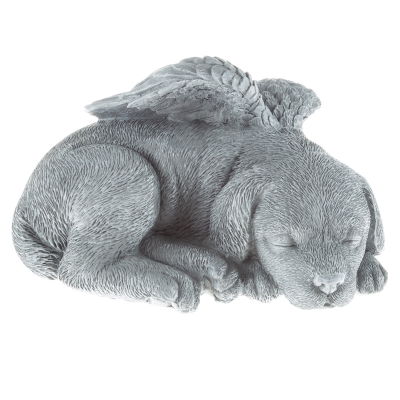 Pierre commémorative Huxley Sleeping Angel Dog - figurine en résine et cadeau de sympathie