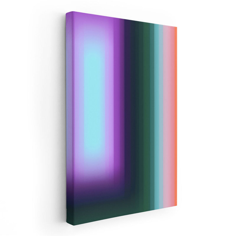 Glitch Sequence II - Canvas Print Wall Art, 18" H x 12" W