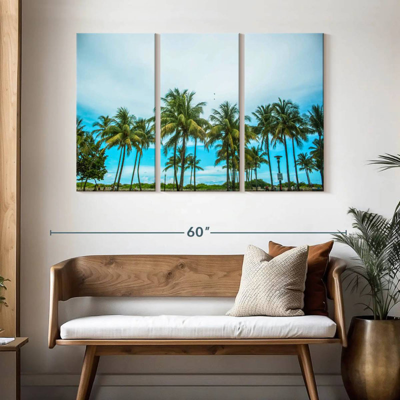 Cocotiers Gillard, Floride, H 32 po x l 50 po