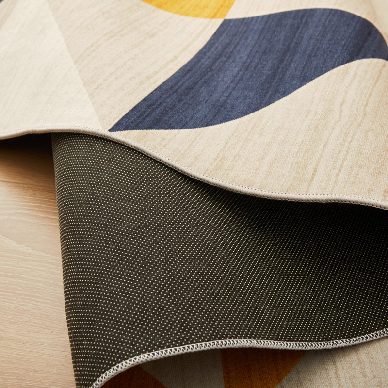 Modern Printed Area Rugs High-Low Pile Texture Design, Rectangle 120 x 170 cm