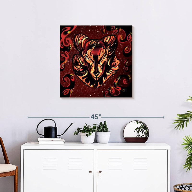 Adella Zodiac Collection Aries, 24" H x 24" W