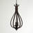 Macalla 3-Light Dimmable Teardrop Lantern Chandelier -1454034