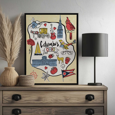 Columbus OH by Farida Zaman Art Print