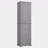 Tall Bathroom Storage Cabinet, Freestanding Storage Cabinet With Two Different Size Doors And Adjustable Shelf, Door Shelve Design, MDF Board With Painted Finish-1308739280