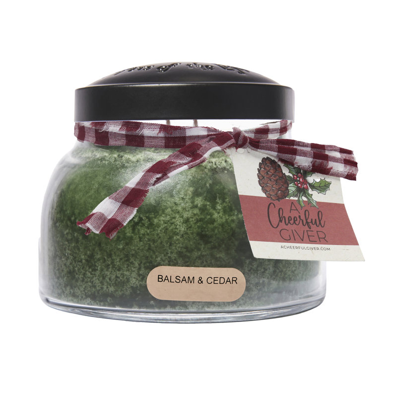 Balsam and Cedar Jar Candle