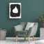 Œuvre sur toile noire, bol, Piper Rhue, Nature par les feuilles du lac III-105629324