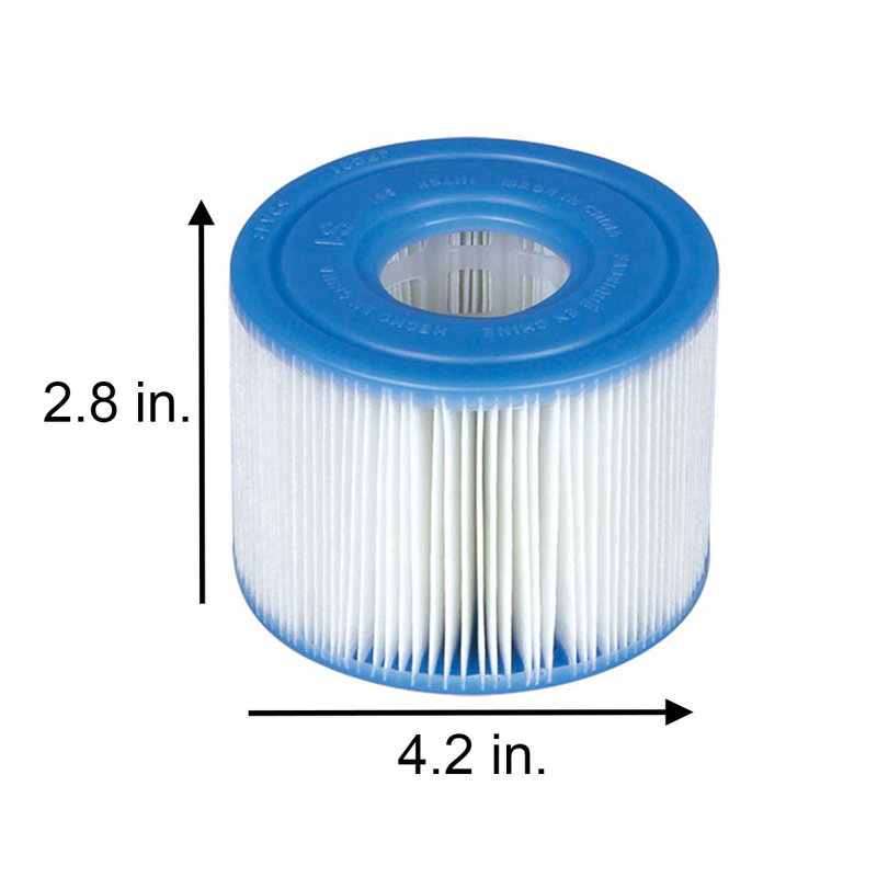 Intex Multi-Colored Spa Light & Cup Holder 2-Pack & Type S1 Pool Filters 6 Pack