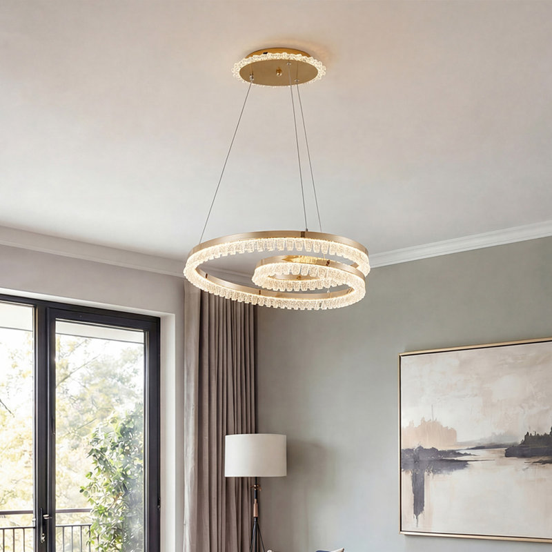 1 - Light Natural Dome Pendant