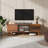 Bria 53.5" W Mid-Century TV Stand for TVs up to 60", Modern TV Stand with Adjustable Shelf and 2 Large Cabinets, Wooden Media Console for Living Room and Bedroom-1083225107