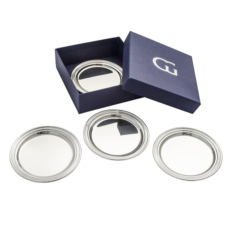 Bottle & Glass Coaster Set