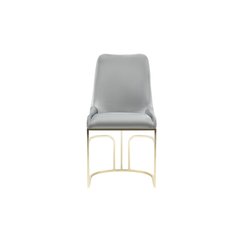Chaises de salle à manger Tomasa, Gris