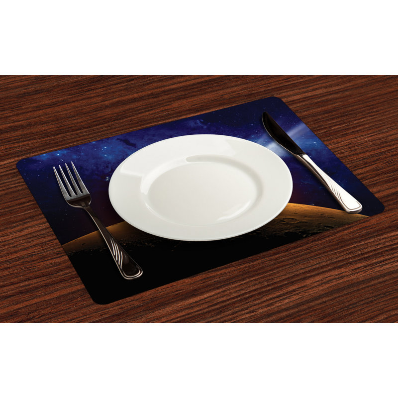 Polyester Abstract Rectangle Placemat
