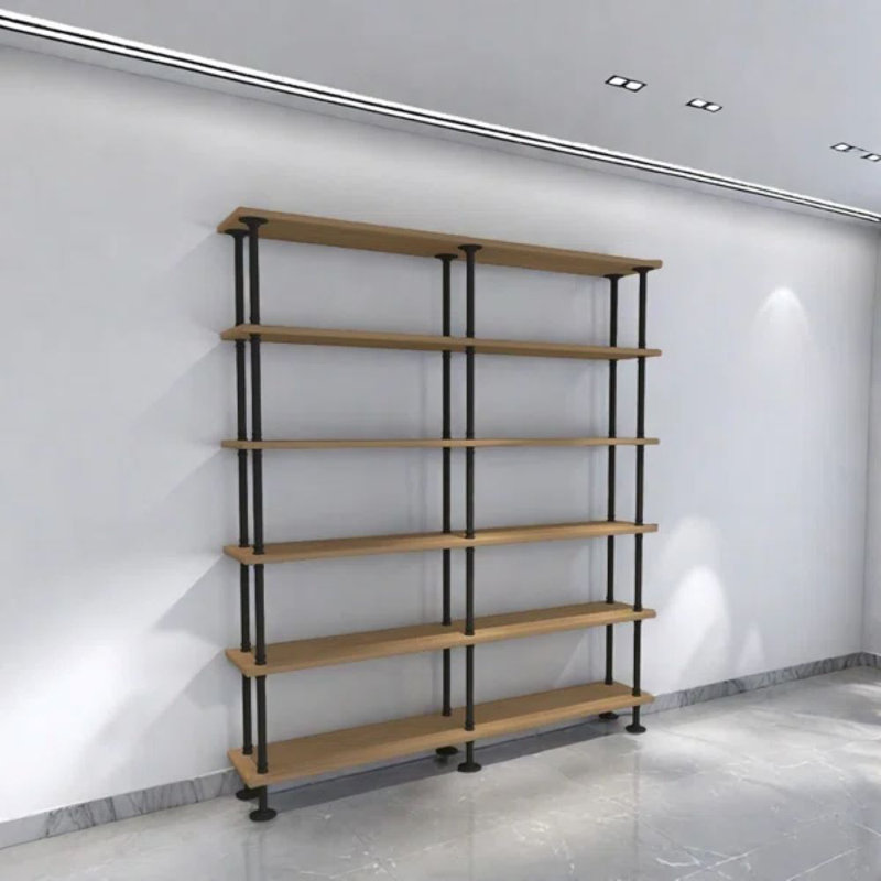 Simple and high-quality bookcase, (6 Shelves) 67.7"H x 47.2"W x 11.8"D