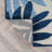 Palm Ivory/Navy Indoor/Outdoor High-Low Area Rug-327138710-327138712