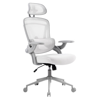Nouhaus Ergonomic Office Chair High Back Adjustable Lumbar Support Headrest and Armrest, Comfy Desk Chairs Swivel Computer Gaming Chair Tilt Function by Nouhaus Inc