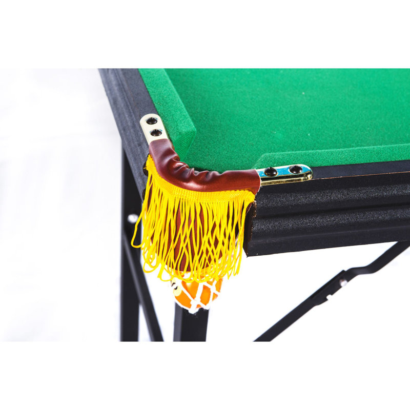 Table de billard pliable Rack Leo, Vert