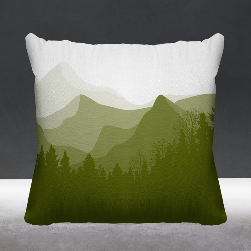 Coussin intérieur / extérieur Andor, L 19 po x H 19 po, Chartreuse