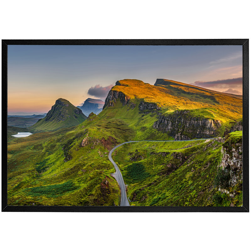 Zettie Single Picture Frame Print, Black Framed, 76cm H x 114cm W x 4cm D