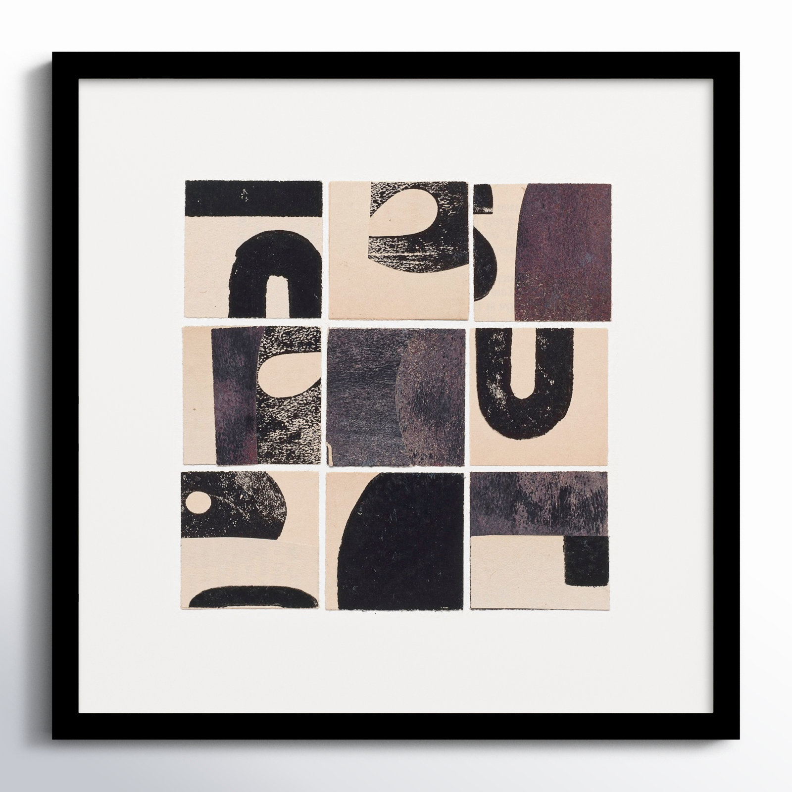 Lise "Curvy" Print by Driftway Studio, Black, 24" H x 24" W x 1.25" D