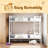 Full XL Over Queen Metal Bunk Bed-1242723267