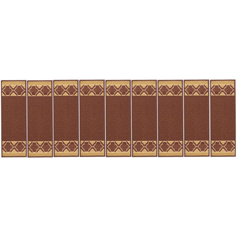 Tapis d'escalier Loop Pile, Brun