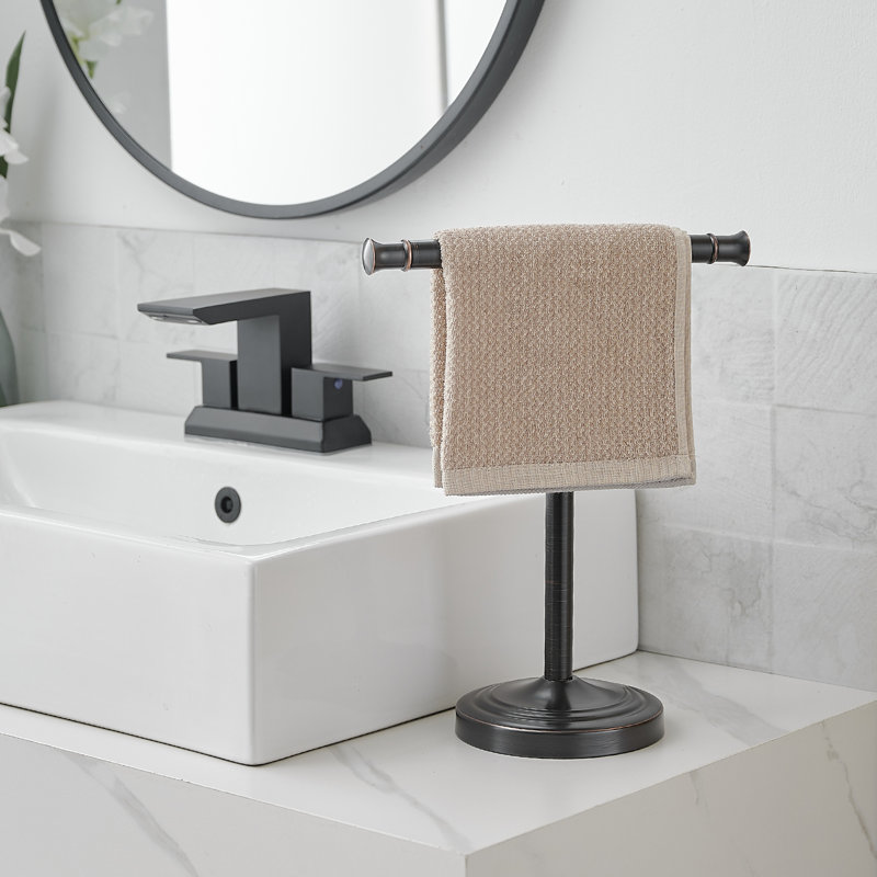 Freestanding Countertop Towel Stand, 13.3" H x 10.51" L x 5.5" D
