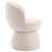 Upholstered Boucle Accent Chair Swivel Armless Barrel Chiar-1415000670