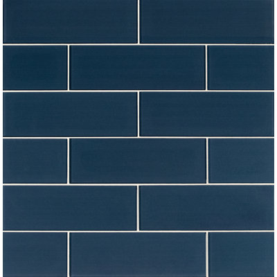 4" X 12" Glass Subway Wall Tile