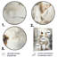 «White and Grey Ballet Dreams I» - art mural en métal Dance-101153429