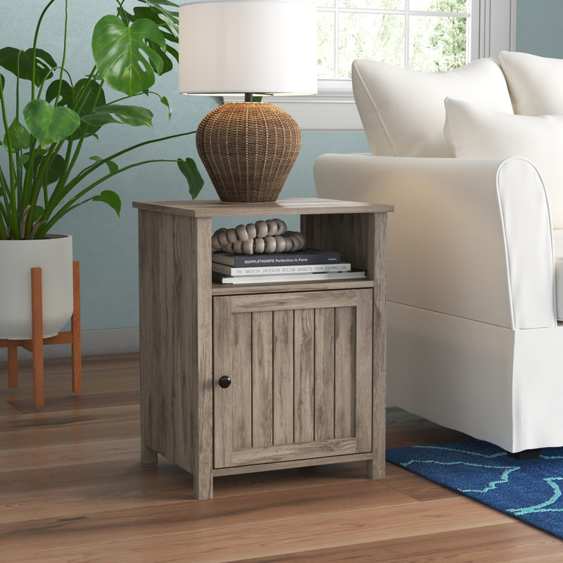 Thermopolis End Table, Grey Wash