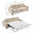 Alden 91" Upholstered Sofa Bed-471111404