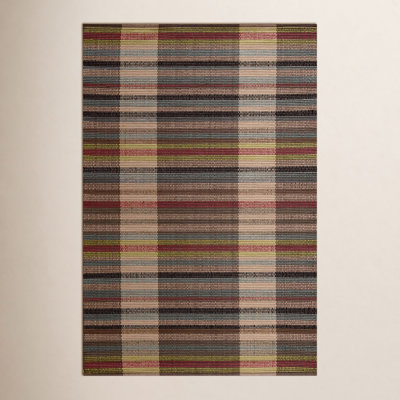 Swedish Rag Hand-Woven Striped Indoor Outdoor Rug