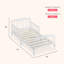 Classic Toddler Solid Wood Bed-1928503694