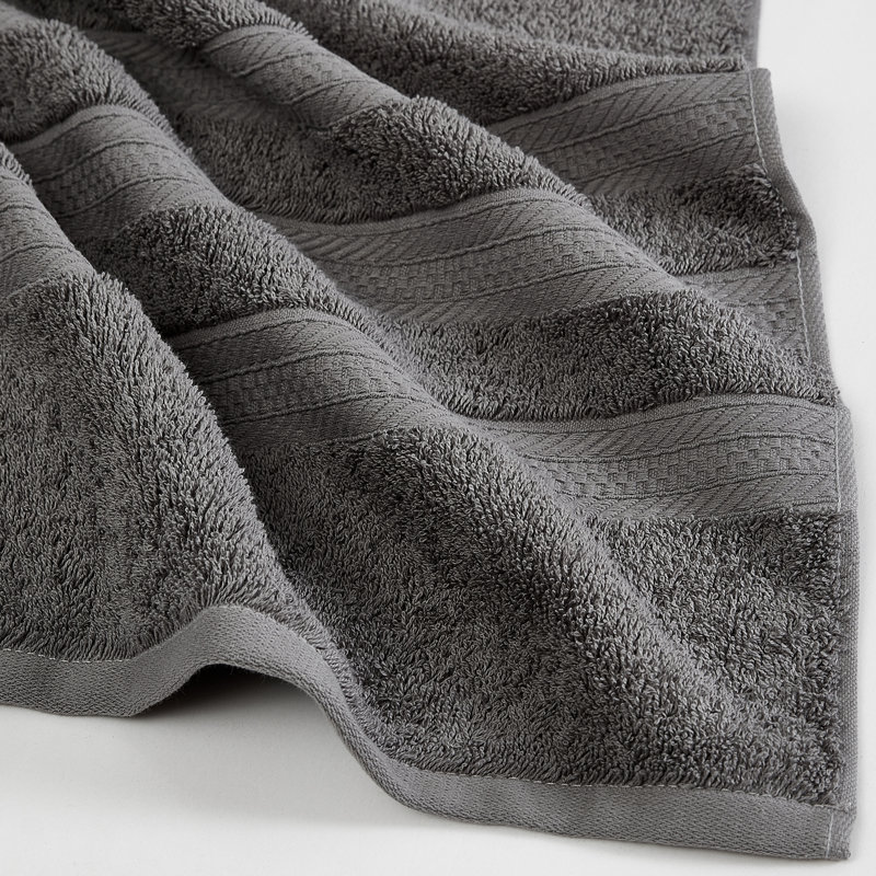 Plus Size Oversized Towel 100% Cotton Ultra Extra Large 40 x 90in Bath Towel, Charcoal
